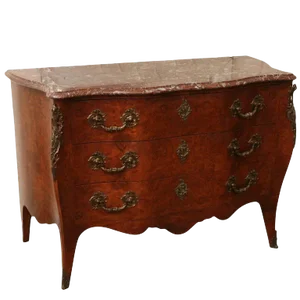 Antique Chest of Drawers with Verona Marble Top