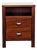 Ligna Furniture Two Drawer Nightstand With Open Shelf For Sale