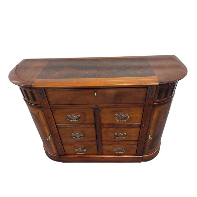 Art Deco Vintage Signed French Workshop Creation Sideboard For Sale - Image 3 of 17