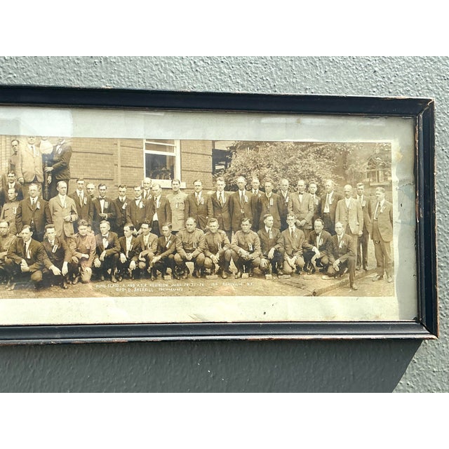 Early 20th Century Vintage 1919 Reunion Photo For Sale - Image 5 of 12