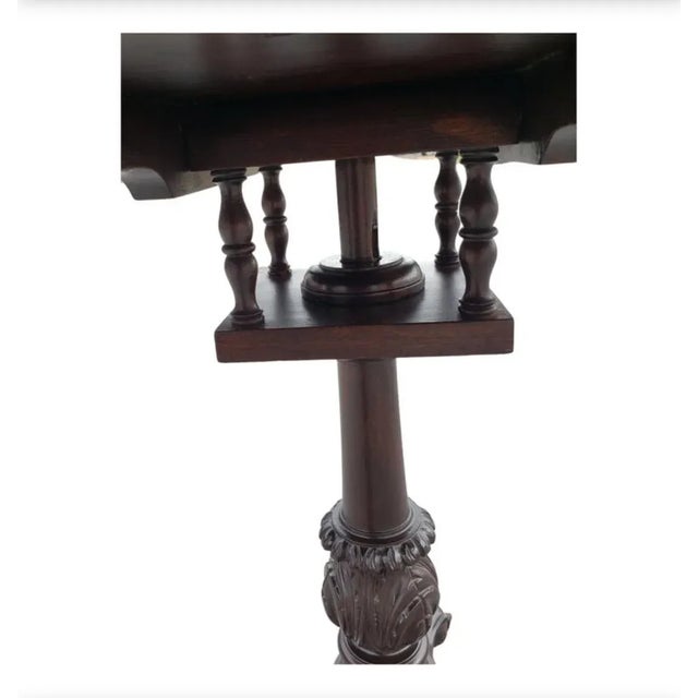 Late 18th Century 18th Century Chippendale Birdcage Mahogany Pie Crust Tilt-Top Tea Table For Sale - Image 5 of 11