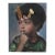 1960's Original Portrait of a Little Boy Altered With Antlers For Sale