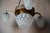 Art Deco Brass and Frosted Pressed Glass Chandelier, 1920s For Sale - Image 11 of 18