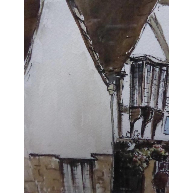 Ronald Birch, Angel Inn, 1978, Watercolour on Paper, Framed For Sale - Image 10 of 14