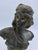 Bronze 1900-1909 French Art Nouveau Atala Bronze Bust W/ Pewter Finished For Sale - Image 8 of 8