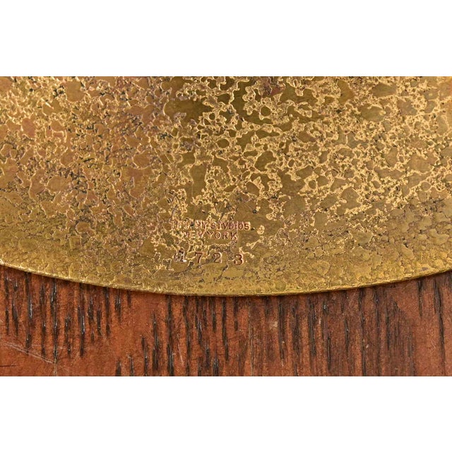Tiffany Studios New York Bronze Doré Bowl With Abalone Inlay For Sale - Image 9 of 11