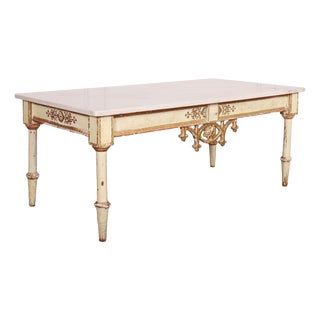 Italian Painted Coffee Table, 1890s For Sale