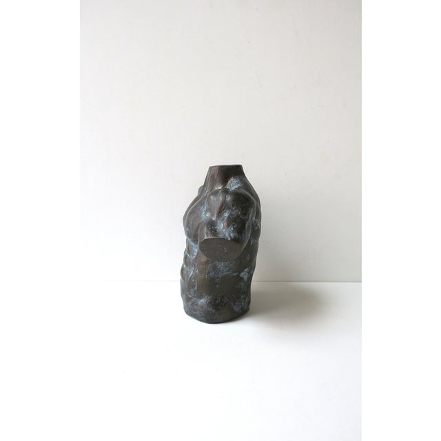 Bronze Male Torso Sculpture For Sale - Image 8 of 11