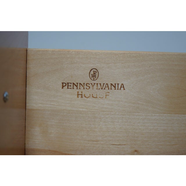 Pair of Pennsylvania House Cherry 3-Drawer Chest Nightstands For Sale - Image 18 of 18