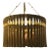 Arteriors Modern Silk and Brass Dutchess Chandelier For Sale