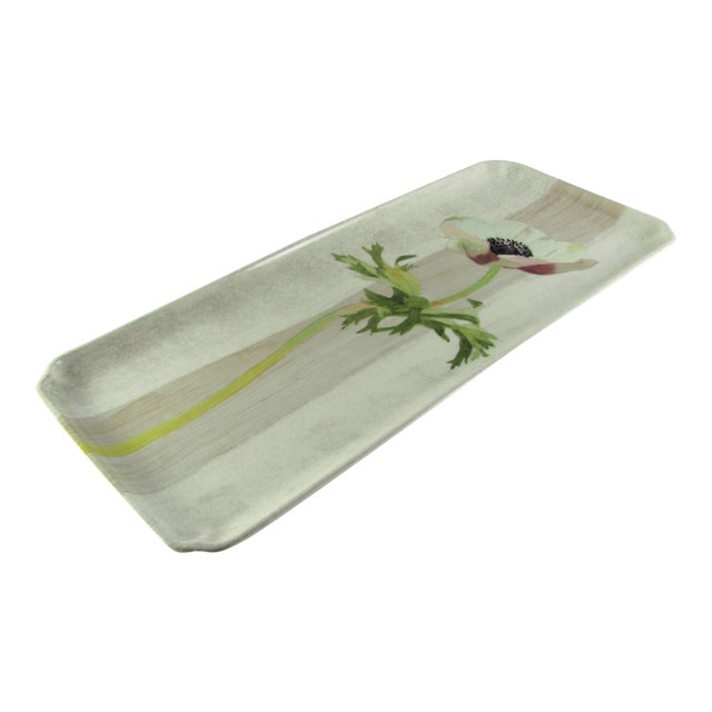 Gien Anemones Large Sandwich Tray For Sale