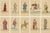 Paul Mercuri, Medieval Costume Prints, 1845, Engravings, Set of 10 For Sale