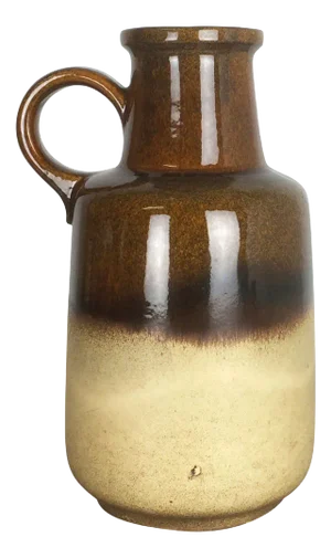 Extra Large Vintage Fat Lava Pottery Vase from Scheurich, Germany, 1970s