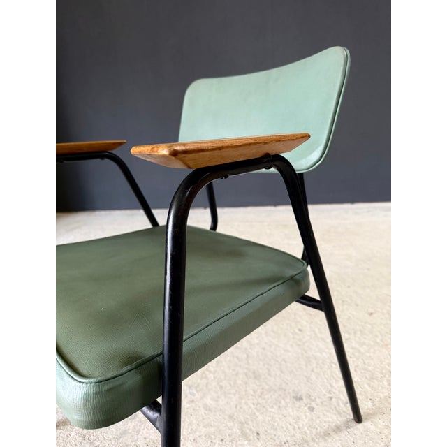 Space Age M Armchair by Pierre Guariche for Meurop, 1950s For Sale - Image 16 of 17
