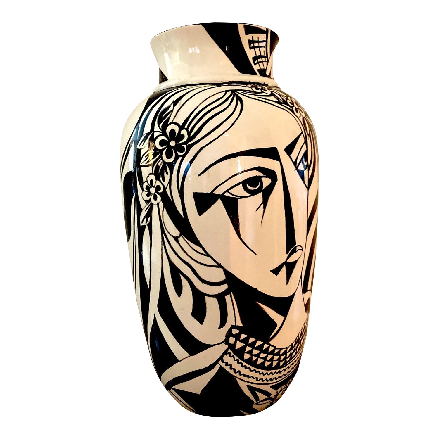 1977 Modernist Vase From Ukrainian Artist Andrij Kowalenko | Chairish