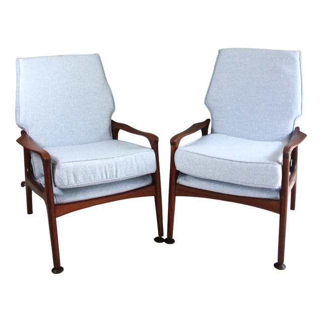 Mid-Century Danish Teak Armchair by Fred Lowen, 1960 For Sale