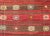 Colorful Red and Brown Striped Turkish Kilim Rug With Geometric Shapes For Sale - Image 9 of 13