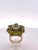 Contemporary Early 21st Century 14k Peridot Diamond Ring Size 4.5 For Sale - Image 3 of 8