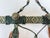 Mid 20th Century Mandinka Ceremonial Sword With Decorated Green Leather Scabbard West Africa 1950 For Sale - Image 5 of 14