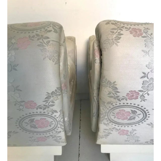 1960s Set of Mid-Century Fabric Lounge Chairs For Sale - Image 5 of 13