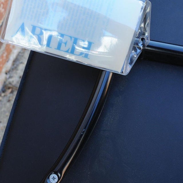 Black Leather Dining Chairs from Artedi, 1980s, Set of 6 For Sale - Image 6 of 13