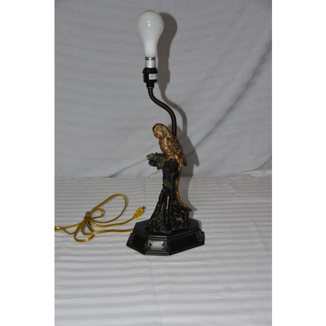 Parrot Perched Upon a Tree Stump For Sale - Image 11 of 11