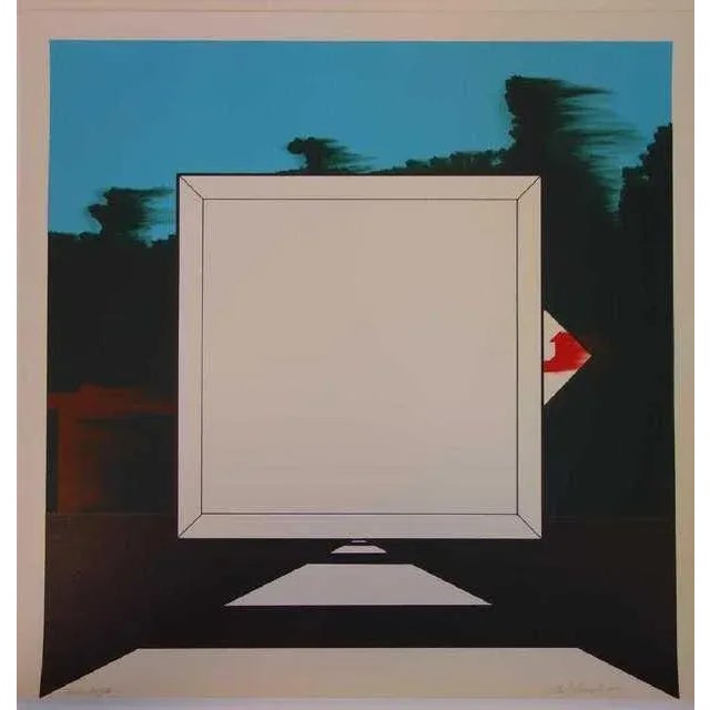 Minimalism 1966 Allan D'Arcangelo Surrealist Style Minimalist Print For Sale - Image 3 of 3