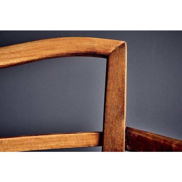 Art Deco French Armchairs with Velvet Seats, France, 1930s, Set of 2 For Sale - Image 8 of 13