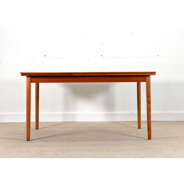 Danish Extending Table in Teak, 1950s For Sale - Image 12 of 12