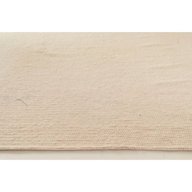 Contemporary Beige Flat-Weave Wool Rug by Doris Leslie Blau For Sale - Image 4 of 6