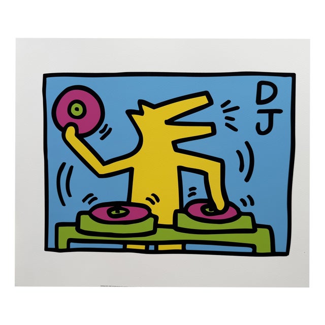 Keith Haring, Untitled (Dj) 1983, 2000s, Paper For Sale