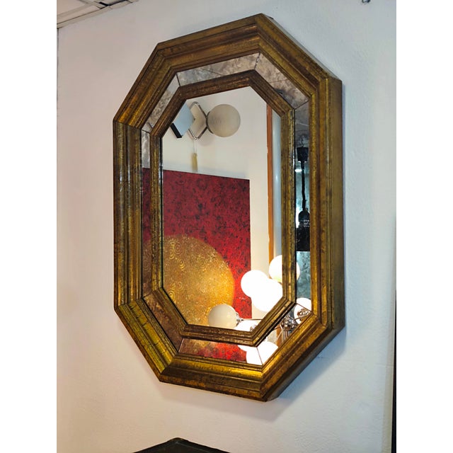 1960s Vintage Venetian Mirror, 1960s For Sale - Image 5 of 6