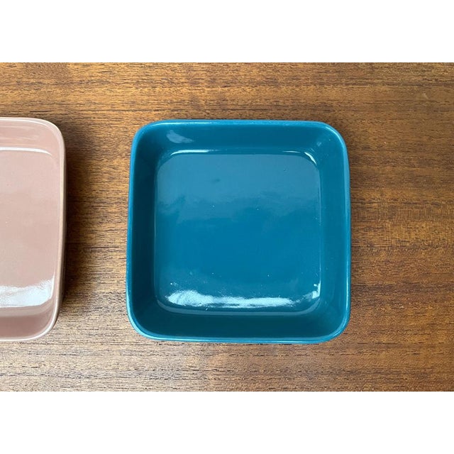 Ceramic Mid-Century German Minimalist Heat Resistent Brillant Bowls from Cortendorf, 1960s, Set of 3 For Sale - Image 7 of 15