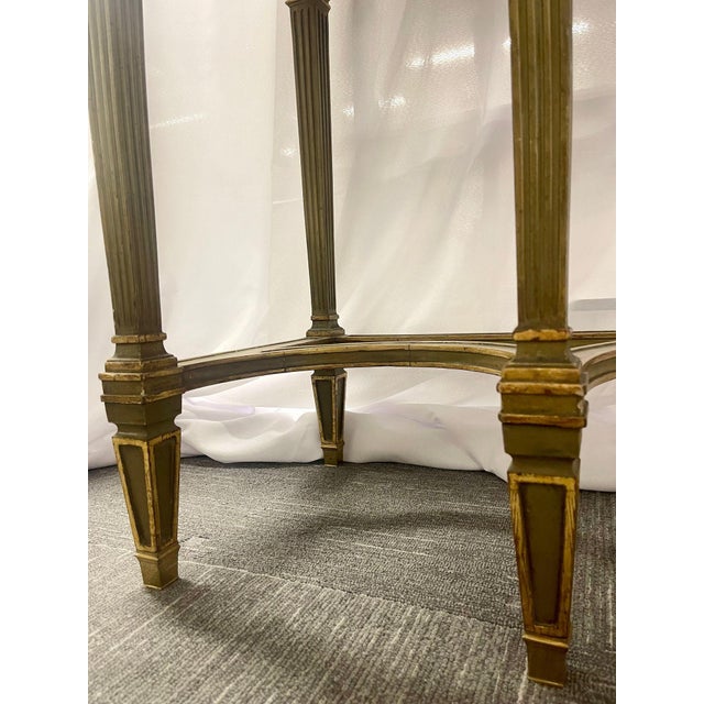 Maison Jansen Console With Six Raised Legs and Marble Top For Sale - Image 16 of 17