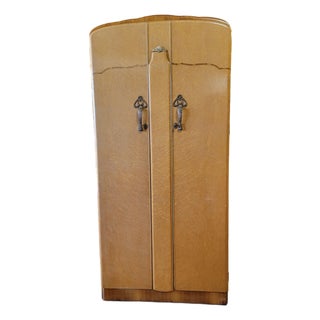 Art Deco Style 2 Door Fitted Wardrobe / Armoire For Sale