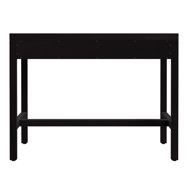 Nora 40 in. W Rectangular Wood 2 Drawer Writing Desk, Antique Coffee For Sale In Chicago - Image 6 of 8