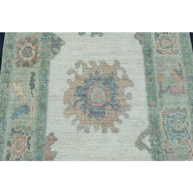 Turkish Oushak Runner Rug 2'10" x 20'6" #17409 For Sale In Houston - Image 6 of 8