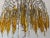 Italian Micro-Beaded Tiered Yellow Crystal Prisms Chandelier C 1920 Amber For Sale - Image 9 of 12