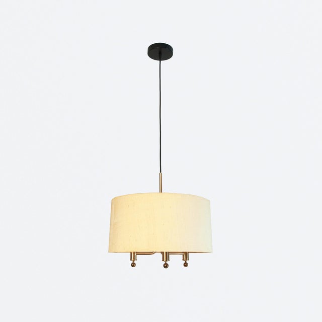 Yellow Pendant from Bergboms, 1960s For Sale - Image 8 of 8