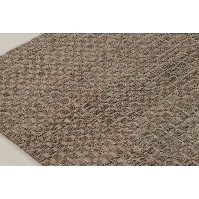 Contemporary Textural Rug in Brown Hues, by Rug & Kilim, India For Sale In New York - Image 6 of 10
