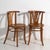 Wood Vintage Viennese Style Side Chairs, 1920, Set of 2 For Sale - Image 7 of 7