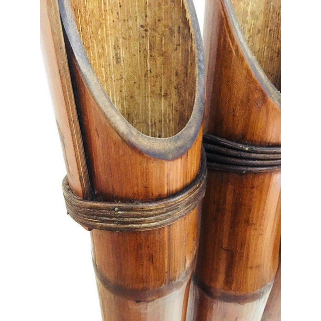 Vintage Bamboo Umbrella Stand | Chairish