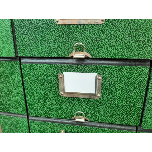 Mid-Century Modern Highboard with File Boxes, 1950s, Set of 91 For Sale - Image 14 of 16