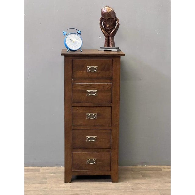 Mission 5 Drawer Lingerie Dresser - Micheal Cherry For Sale - Image 11 of 15