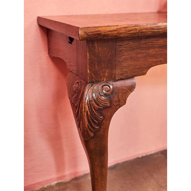 2000 - 2009 Antique Chippendale Console Table For Sale - Image 5 of 9