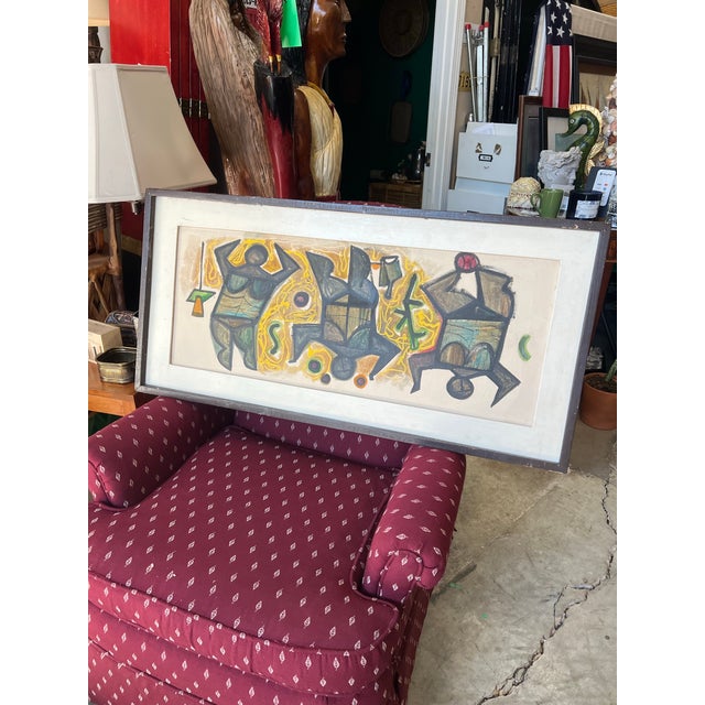 Curate your space with original art that speaks to you! This oil panting captivates movement. Perfect for the interior...