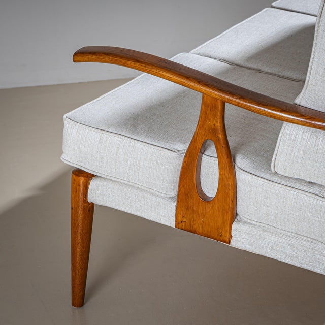 Mid-20th Century Seating Group with curved Armrests For Sale - Image 9 of 15