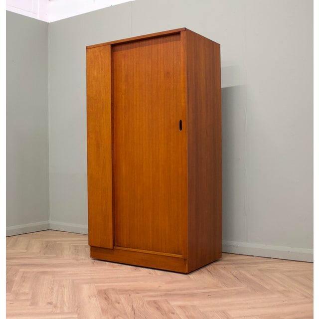 Wood Teak Double Door Wardrobe from Austinsuite, 1960s For Sale - Image 7 of 12