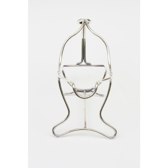 Maison Christofle Vintage Signed Christofle Silver Plate Wine or Champagne Carrier/ Holder, 1960's For Sale - Image 4 of 13