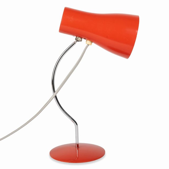 Vintage Metal Lamp from Napako, 1960s For Sale - Image 4 of 8